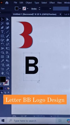 Letter BB Logo Design In Adobe Illustrator || #reelfb #reelfacebook #reelschallenge #reelviral #reelsvideoシ #foryouシ #logodesign #adobeillustrator Sumaiya's Design Hub | Sumaiya's Design Hub