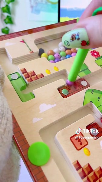 Interactive Super Mario Magnetic Maze Board Toy for Kids