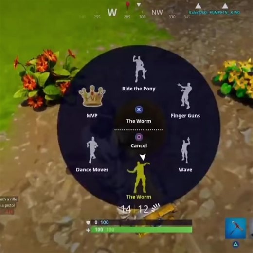 Disco Dancing Worm in Fortnite 70s Style