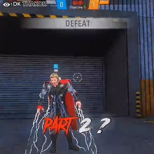 THOR 😱 VS😈 freefire#tiktokgaming #freefire