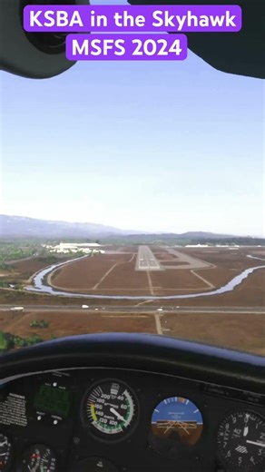 Santa Barbara KSBA in the WB-Sim 172