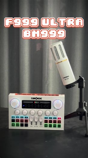 SIBORIE F999 Ultra Soundcard & BM999 Mic Set