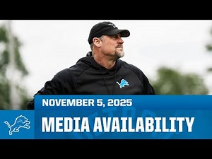 Dan Campbell Press Conference | Nov. 5, 2025