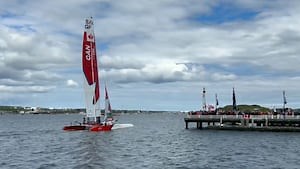 ‘Get your butt to Halifax’: SailGP hosts waterfront launch event