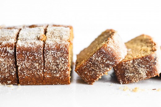 Moist Apple Cider Doughnut Loaf Cake!