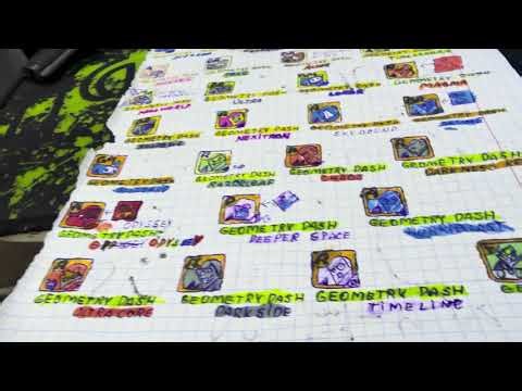 Art Geometry dash Fan - games ( part 1 )