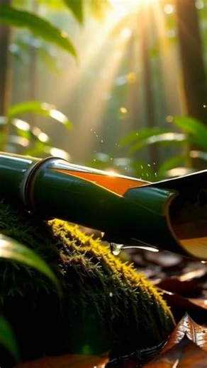 Natural Jungle ASMR | Bamboo Cutting Sounds | Ultra Realistic Nature Relaxationjungle ASMRnatural