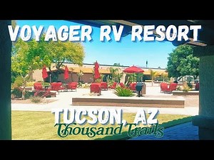 Thousand Trails Tucson Arizona Campground Tour & Review | Voyager RV Park | S7E68
