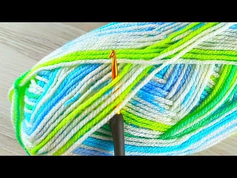 Easiest fastest 2 row very beautiful crochet baby blanket pattern