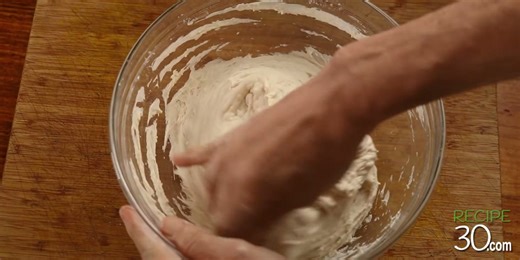 I made bread with just 4 ingredients! 🍞