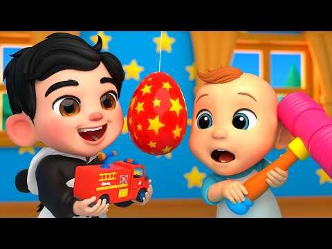 Colors & Numbers with Surprise Eggs Kids Song | Animal Toddler Rhymes & Learning with LuLu