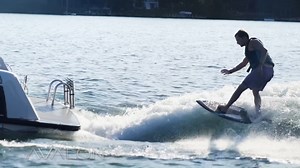 Model Monday - Avalon Waketoon The Waketoon is the first true performance tritoon with the capabilities to surf, wakeboard, water ski, and throw some massive waves for tubing. #AvalonPontoons #pontoon #performance #waketoon #tritoon #wake #surf #surfboat #wakeboard #boating #lakelife | Avalon Pontoons