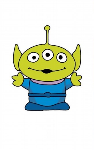 How to Draw Toy Story Alien | Easy Step-by-Step Tutorial