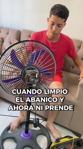 Cuando limpio el abanico y ahora ni prende😭😭 #humorviral #humor #humorlatino | Edgar Mojica