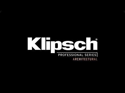 How To Install Klipsch Professional Series | Architectural