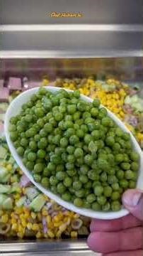 Delicious and appetizing green pea salad #sauce #recipes #salad #delicious #shorts #shortvideo #s...