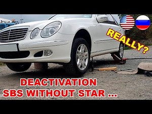 Deactivation SBC Without Star Diagnosis on Mercedes W211, W219, R230