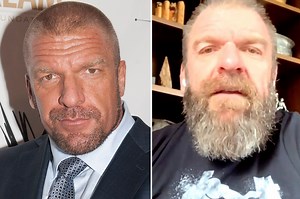 WWE legend Triple H stuns fans with isolation hair and beard transformation as he takes part in video call on The Bump