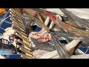 Part #1 How to weave a plastic Plarn Sleeping Mat