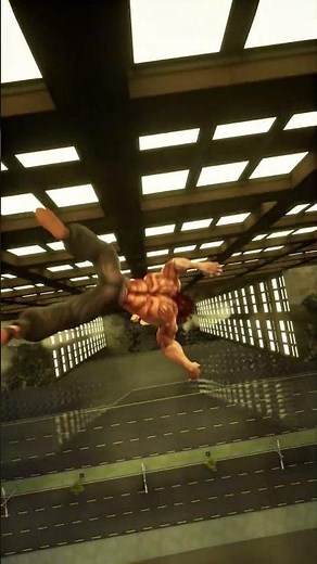 範馬勇次郎の名シーン ビルでの最強親子喧嘩 #バキ #baki #範馬刃牙 #範馬勇次郎