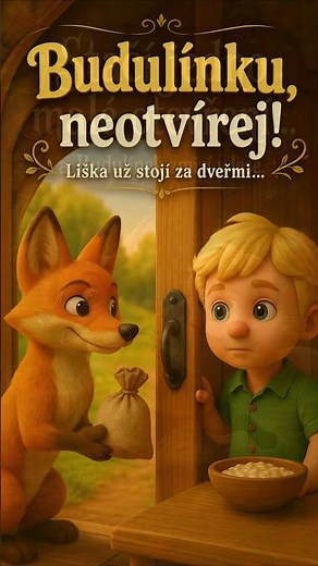 Budulínek otevřel lišce dveře… a pohádka začíná #Budulínek #PohádkyProDěti #ČeskéPohádky