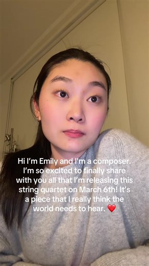 Exciting String Quartet Release by Composer Emily