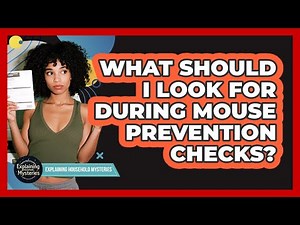What Should I Look For During Mouse Prevention Checks?