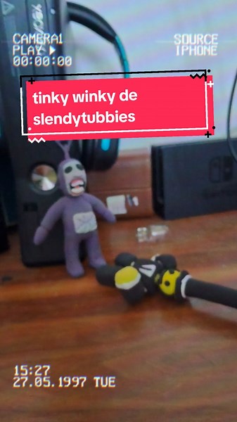 Create Tinky Winky from Slendytubbies with Foam