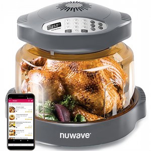 NuWave Pro Plus 2 Air Fryer, Cool Gray - Durable Power Dome