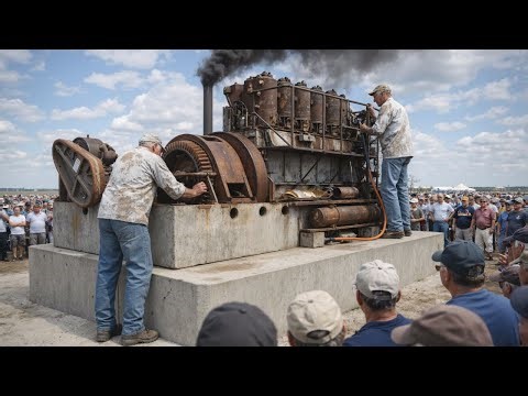 Reviving 19 Antique Engines After 100+ Years | First Start & How They Run