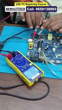 LED TV Repairing Institute | How to Check EMI Section in LED TV PCB | Shortcut & Practical Method