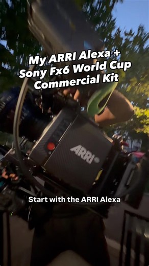 ARRI Alexa +FX6 World Cup Commercial Camera Setup🎬🎥