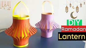 1K views · 20 reactions | Ramadan Decorations Ideas, Ramadan Paper Lantern, How to make paper lantern, paper lamp #ramadan2023 #decoration #paperlamp #paperlantern #decor #lamp #lantern | Juniors Art and DIY | Facebook