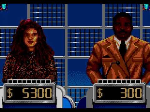 Megadrive/Genesis Game: Jeopardy! Deluxe (1993 GameTek, Inc.)