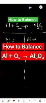 How to Balance Al + O2 → Al2O3 | Easy Steps to Balance Chemical Equations