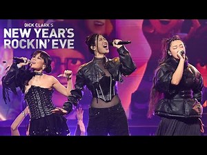 Huntr/x performing "Golden" during Dick Clark'sNew Year's Rockin' Eve 2026 #rockineve