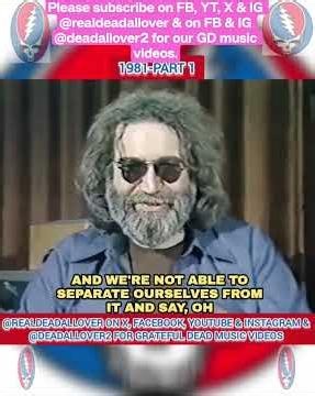 #jerrygarcia & #BobWeir of the #gratefuldead do an #interview & #newsupdate in 1981 part 1