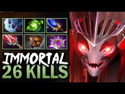Spectre Gameplay with 26 Kills and Scepter - Dota 7.39