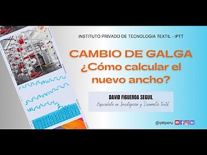 CAMBIO DE GALGA ¿COMO CALCULAR EL NUEVO ANCHO DEL TEJIDO?