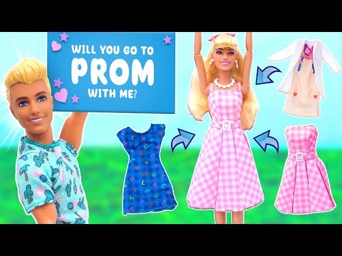 Barbie Plays Dress Up For Prom Night | Fun Stories For Kids