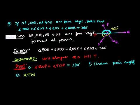 How to Prove Angle Formed at a Point is 360
