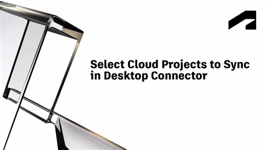 Get Started with Desktop Connector - Select cloud projects to sync in Desktop Connector | Autodesk