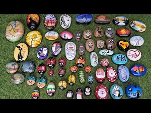 Unique Stone Painting Ideas | Stone Art for Beginners & Pros