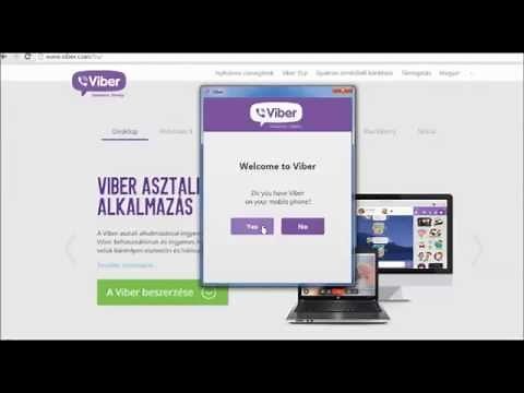 Viber PC verzió letöltése és telepítése