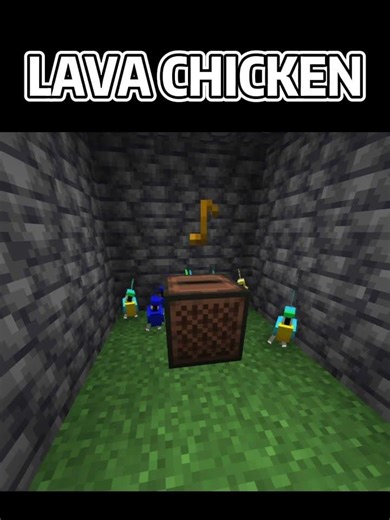 Lava Chicken! #lavachicken #minecraft #gaming #minecraftgaming #我的世界minecraft #我的世界 #愿海