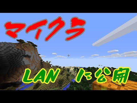 やっとできた！マイクラのLANに公開 一連の流れ