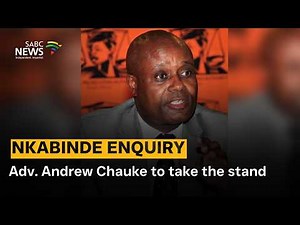 Nkabinde Enquiry | Adv. Andrew Chauke testifies