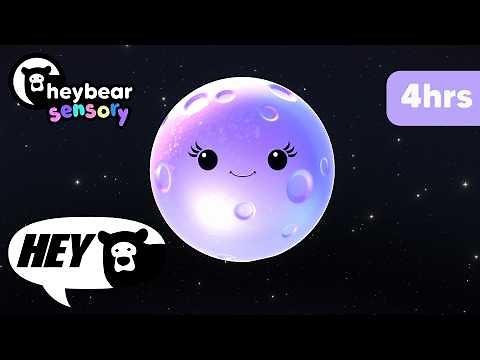 Hey Bear Sensory Bedtime - Mindful Moon® - 4HR Sleep Video