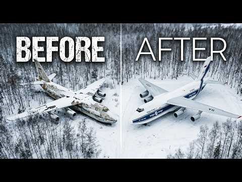We Restore Antonov AN-124 Siberian Giant Full Restoration Timelapse, From Wreck to Flight-Ready