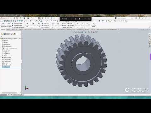 Tutorial SolidWorks : comment créer un pignon